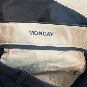 Bonobos Tailored Navy dress pants